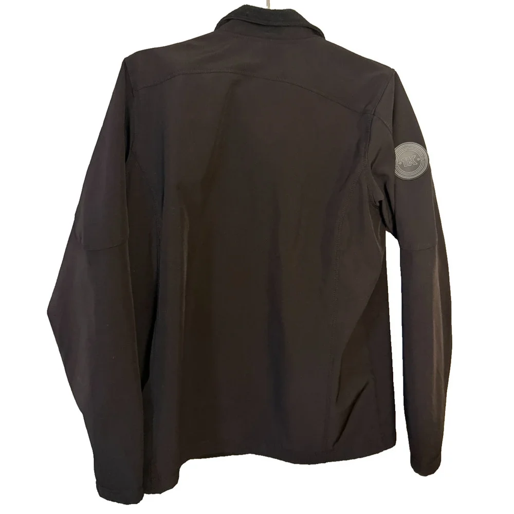 Lyft 1K Rides Men's Softshell Jacket Fleece Lined Black Size S Mens